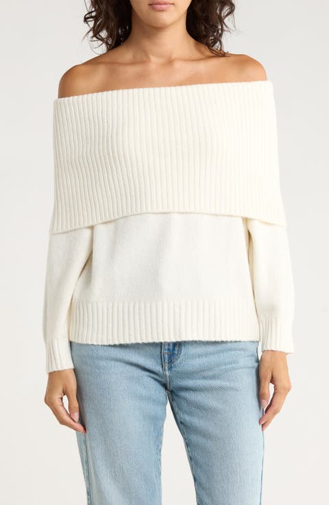 Off the Shoulder Sweater