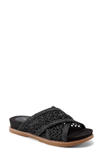 ROCKPORT ROCKPORT ZORA WOVEN STRAP SLIDE SANDAL