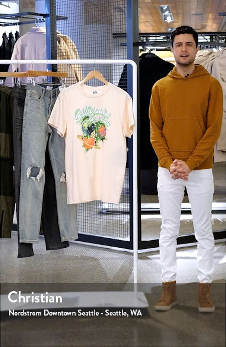 Planet Orange Trees Cotton Graphic T-Shirt, sales video thumbnail