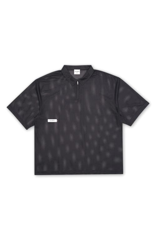 Students Course Marshal Mesh Zip Polo In Navy