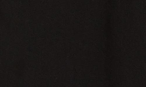 Frame Textured Terry Overshirt In Black