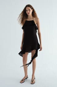 H&M Flounced halterneck dress