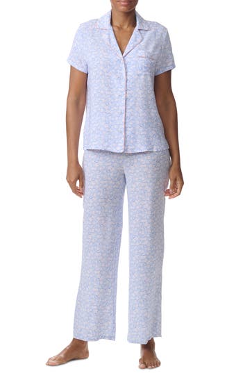 Splendid Print Pajamas In Dotty Daisy
