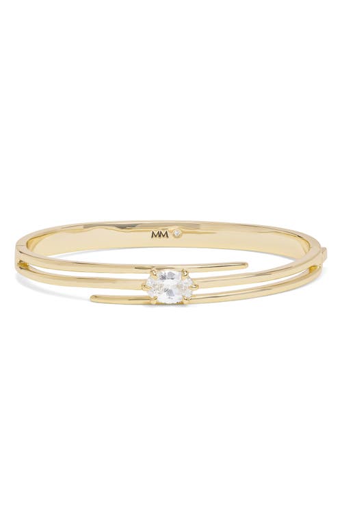 Melinda Maria She's on Point Lasso Cuff in Gold-White at Nordstrom, Size Medium