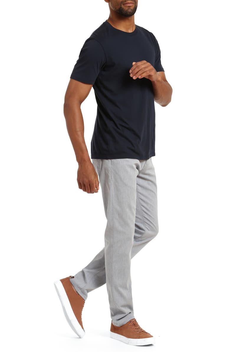 Mavi Jeans Johnny Slim Fit Twill Chino Pants, Alternate, color, Blue Summer Stripe