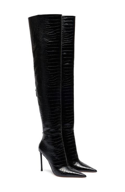 Vertigo Pointed Toe Over the Knee Boot