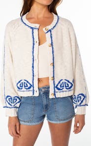 Roxy Jovie Cotton Blend Cardigan