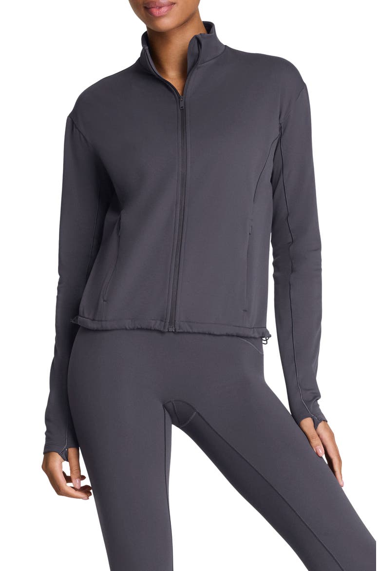 Brushed Full Zip Jacket, Main, color, STORM