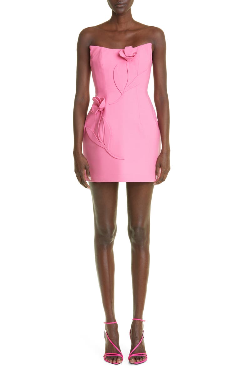 knee length dresses for ladies Leora Halter Mini Dress in Black main image 0