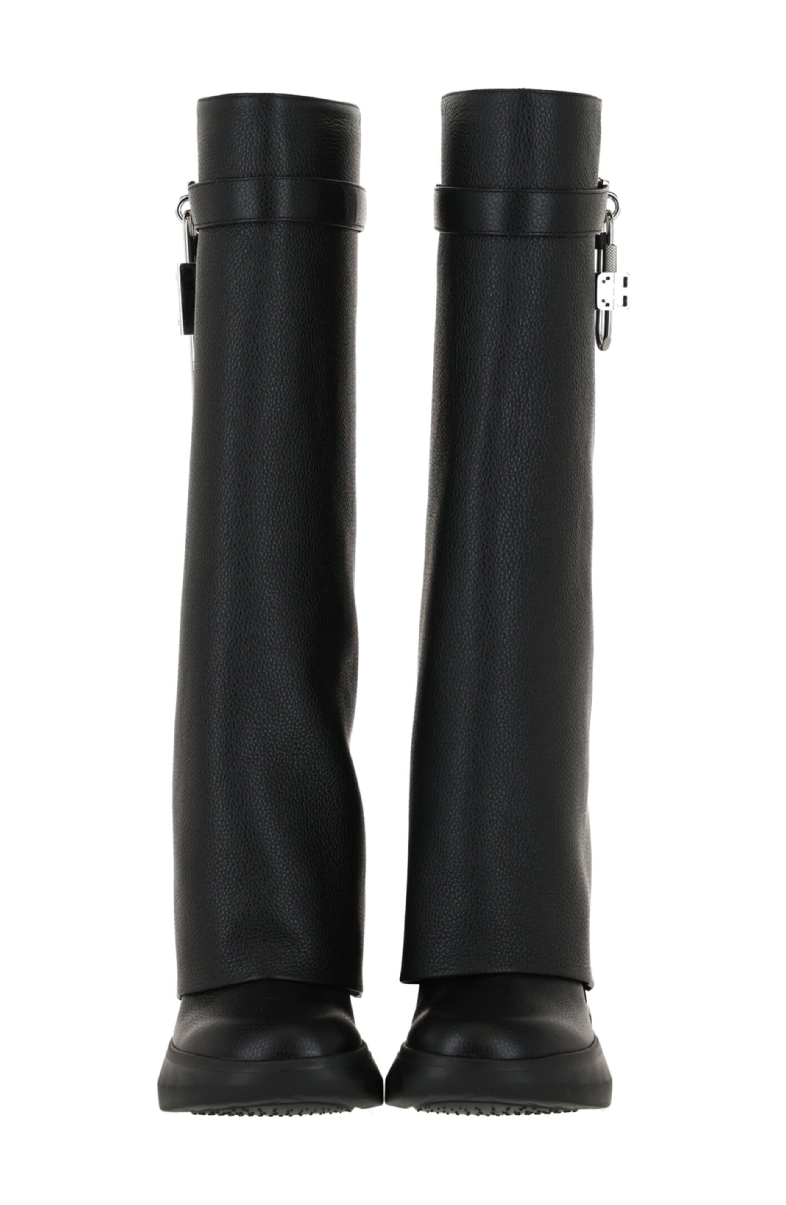 Givenchy Shark Lock Pant Shaft Leather Biker Boot, Alternate, color, 