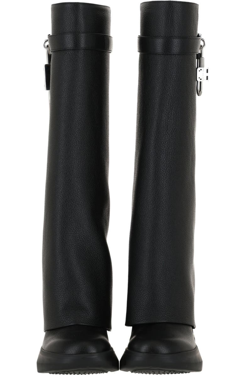 Givenchy Shark Lock Pant Shaft Leather Biker Boot, Alternate, color,