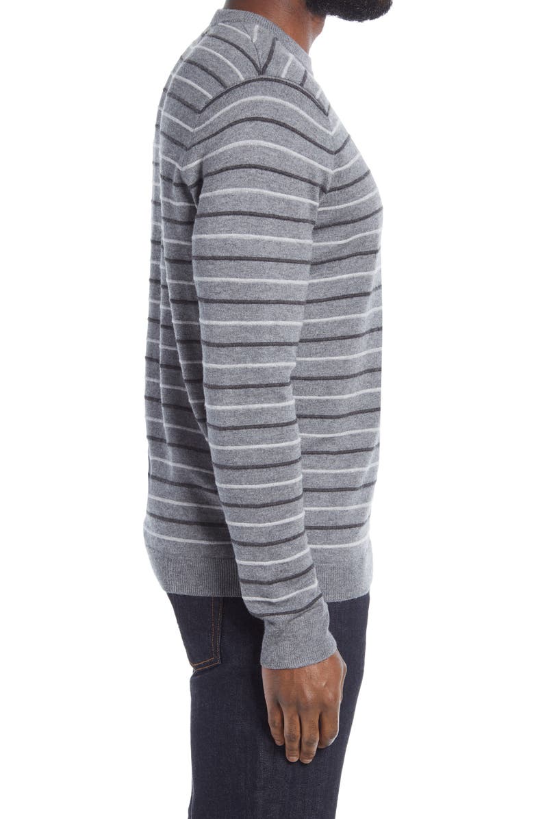Nordstrom Stripe Crewneck Sweater, Alternate, color, 