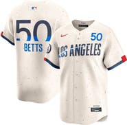 Nike Men's Nike Mookie Betts Cream Los Angeles Dodgers City Connect Limited Player Jersey