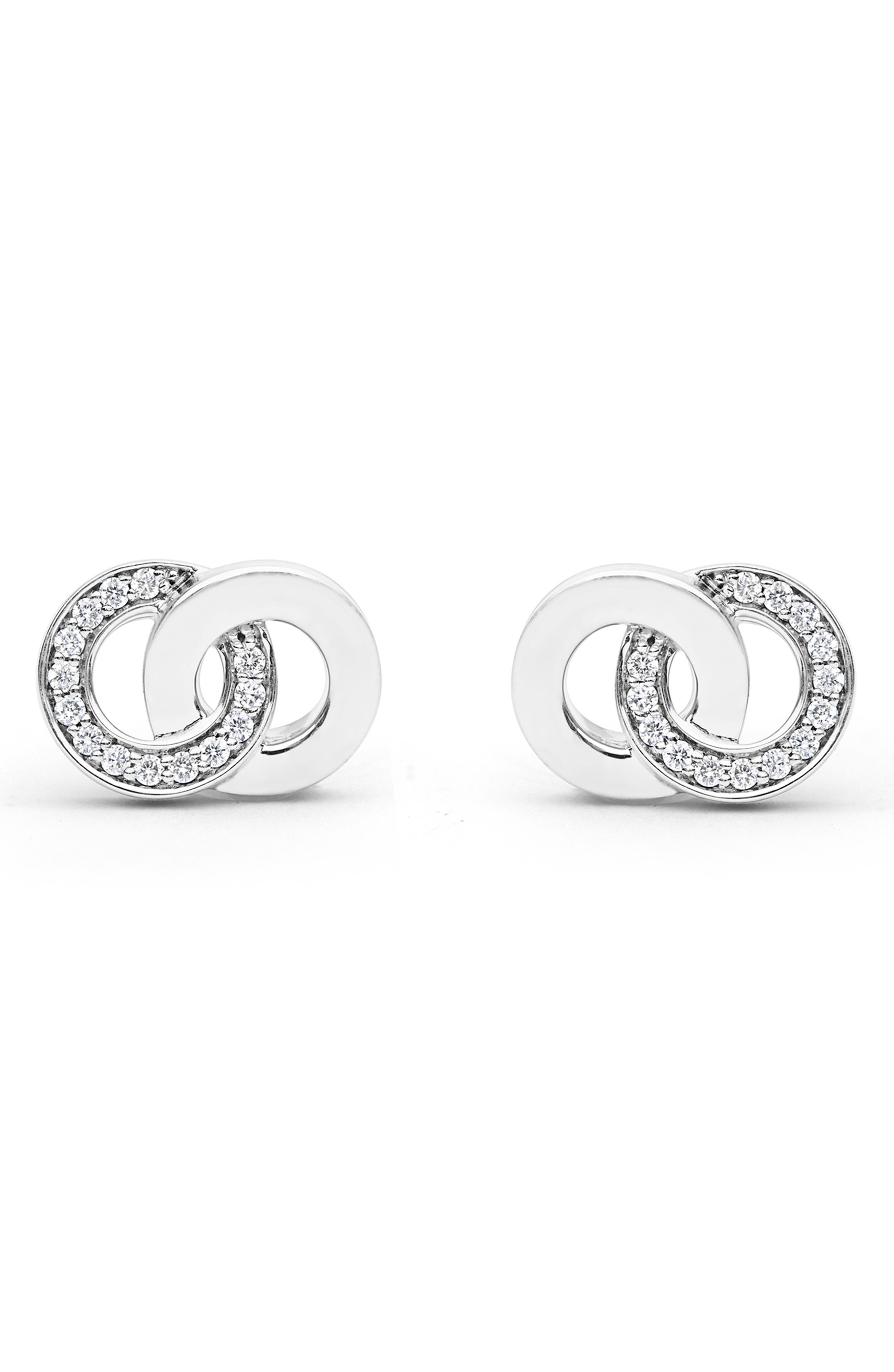 LAGOS Signature Interlocking Diamond Stud Earrings (Women) | Nordstrom