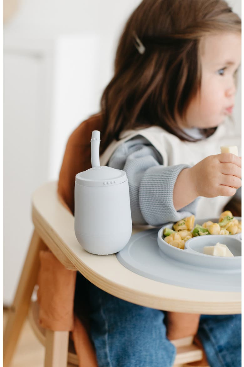 Mini Cup & Straw, Alternate, color, PEWTER