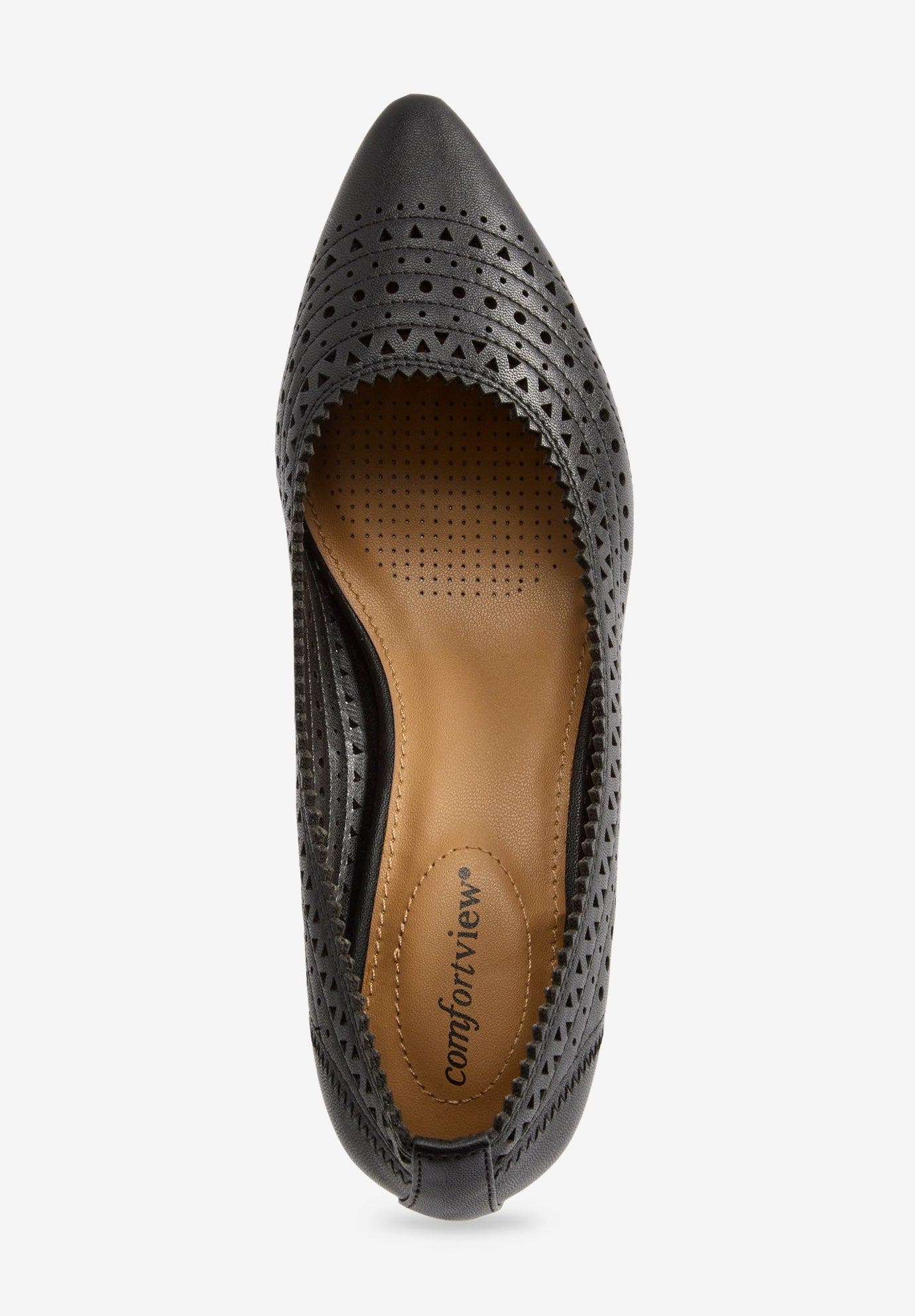 Comfortview The Knightly Slip On Pump, Alternate, color, Black