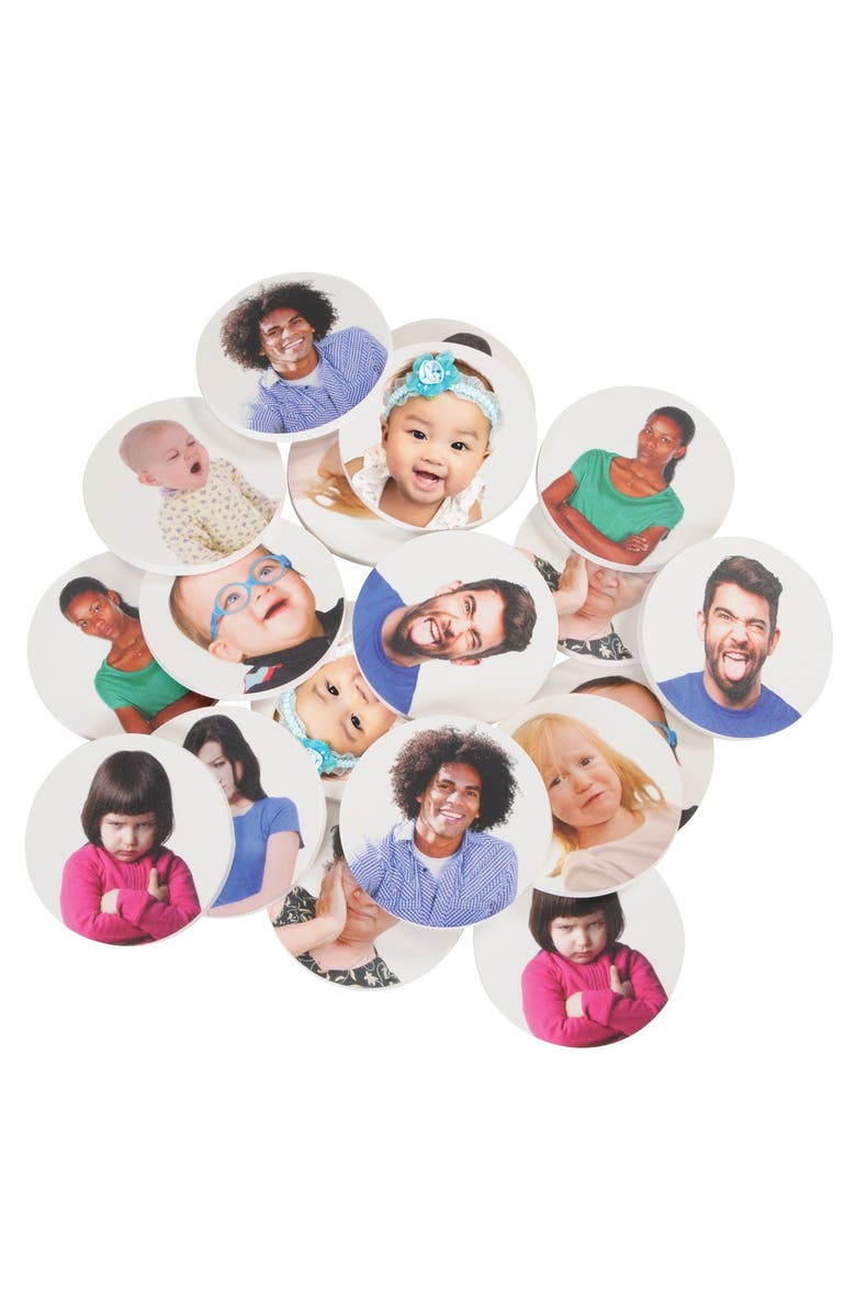 Kaplan Early Learning Company Emotion Tiles - 20 Pieces, Alternate, color, Multicolor