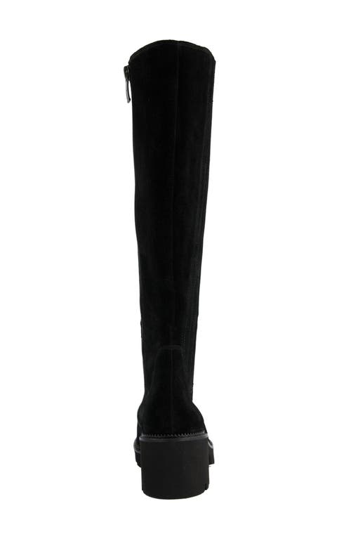 Paul Green Candice Knee High Boot In Black