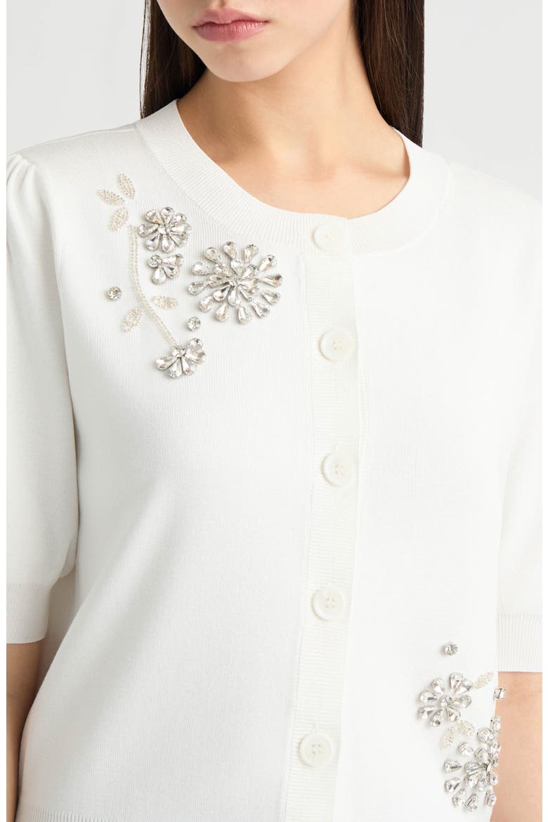 Embellished Cardigan, Alternate, color, MARSHMALLOW