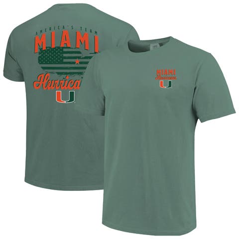 Men's  Green Miami Hurricanes America's Team T-Shirt