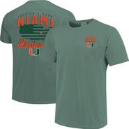 IMAGE ONE Men's Green Miami Hurricanes America's Team T-Shirt
