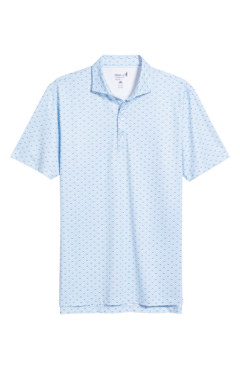 johnnie-O NC Time Abstract Print PREP-FORMANCE Polo, Alternate, color, 