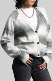 WEEKEND LOS ANGELES Brina Ombré Stripe Cardigan