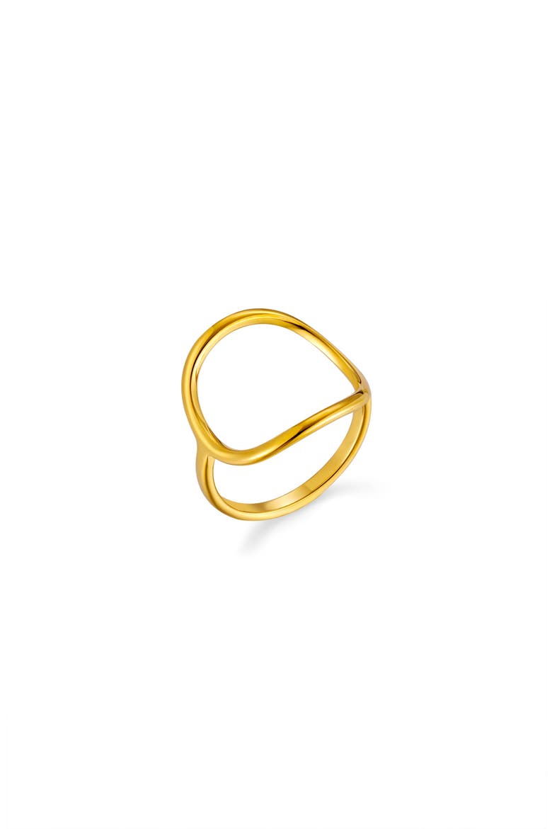 Bahïa Oval Ring, Main, color, Gold