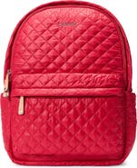 MZ Wallace Metro Deluxe Quilted Nylon Backpack