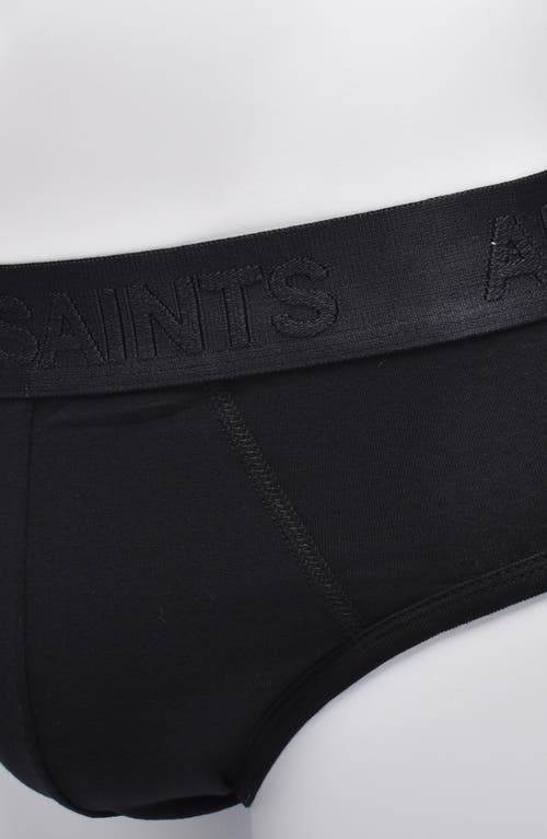 Allsaints 3-pack Contour Pouch Briefs In Black Multi