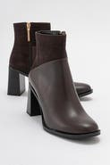 Prologue Shoes Ropa Block Heel Zip Boot