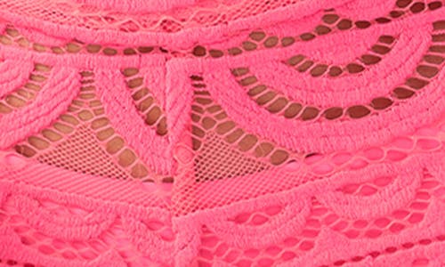 Pq Swim Lace Cover-up Shorts In Pink