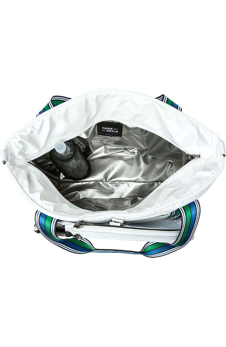 THINK ROYLN Love All Tennis Bag, Alternate, color, White Patent