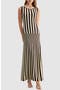 selected Cream Black Stripe