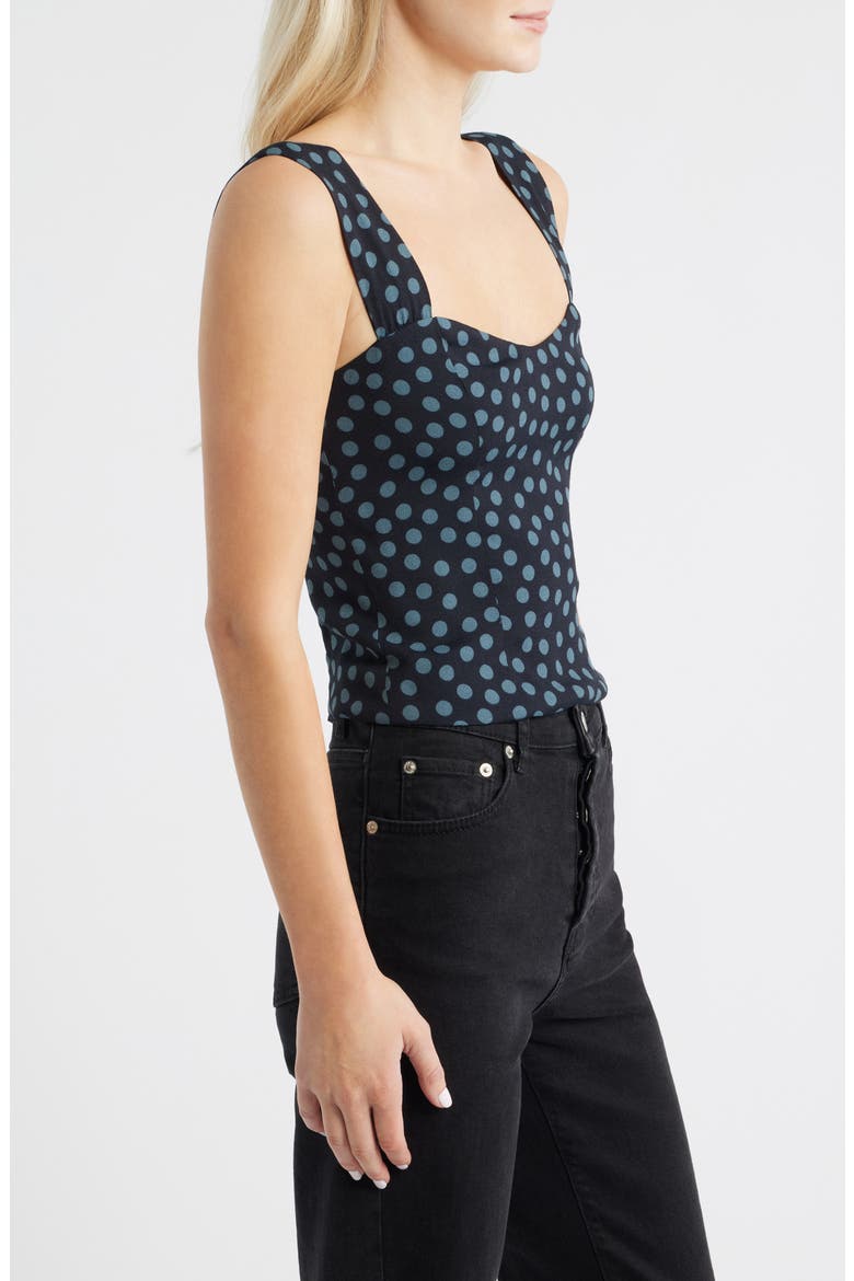 Hester Crepe Top, Alternate, color, COSMIC DOT
