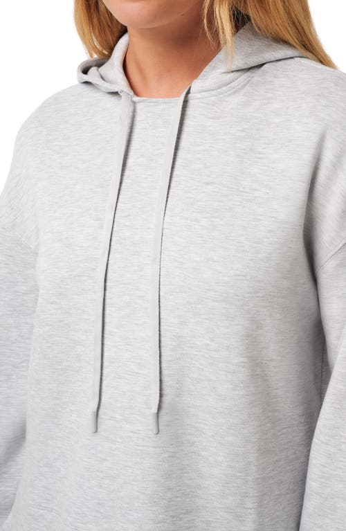 Shop Travismathew Skyloft Hooded Sweatshirt In Heather Light Grey