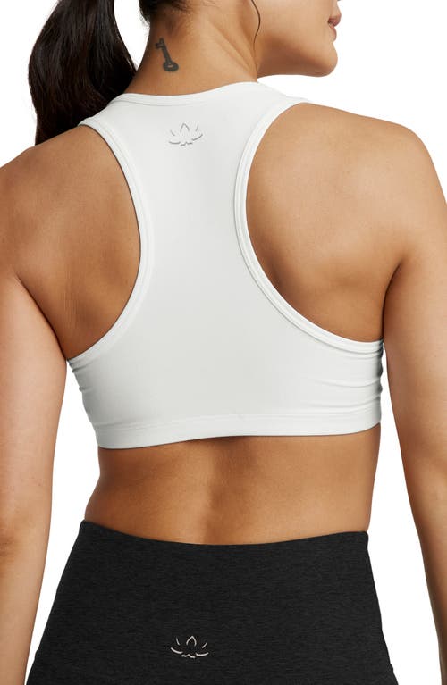 Beyond Yoga Lift Your Spirits Sports Bra In White