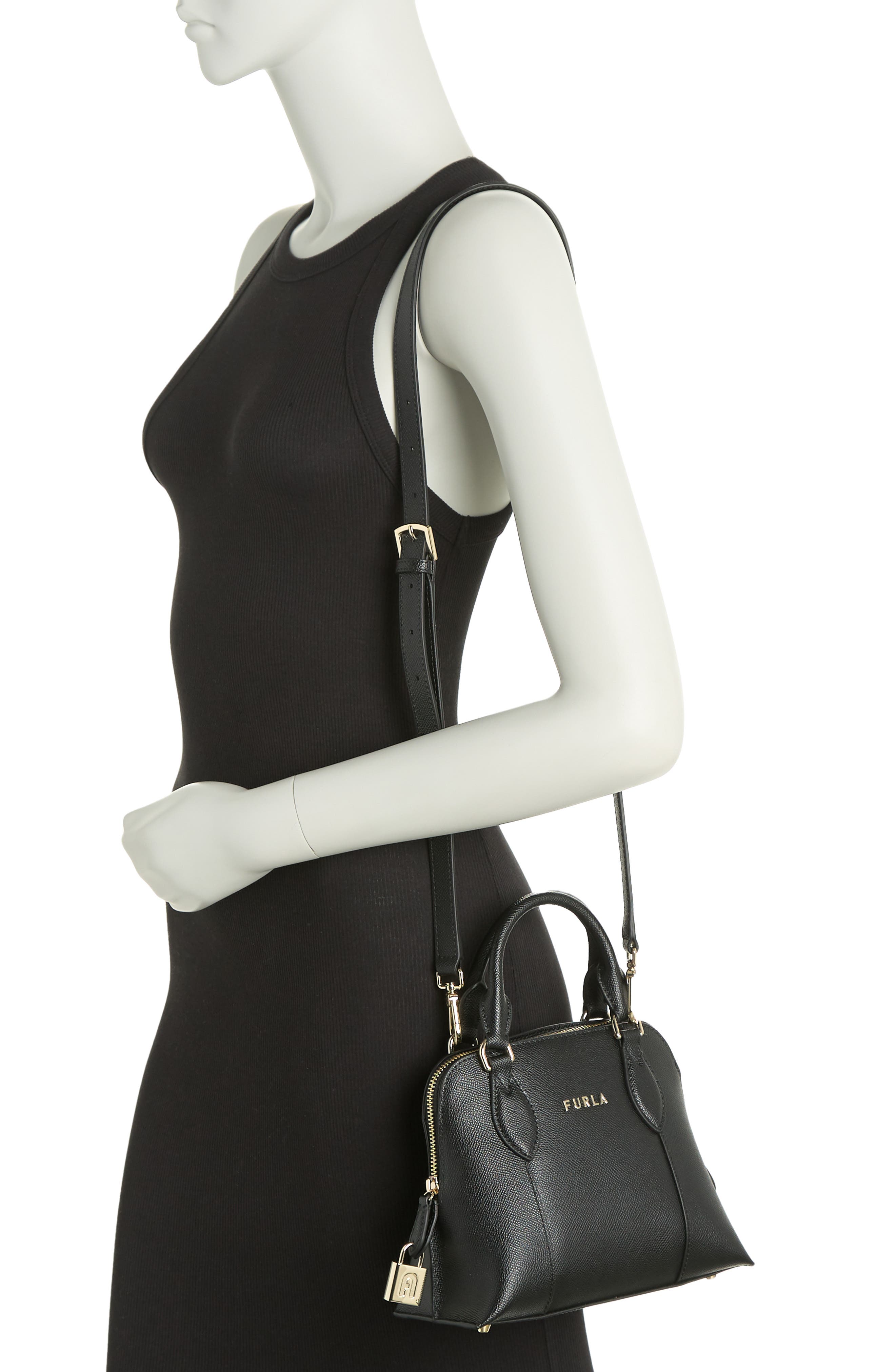 Furla Vittoria Top Handle Dome Crossbody Bag, Alternate, color, 