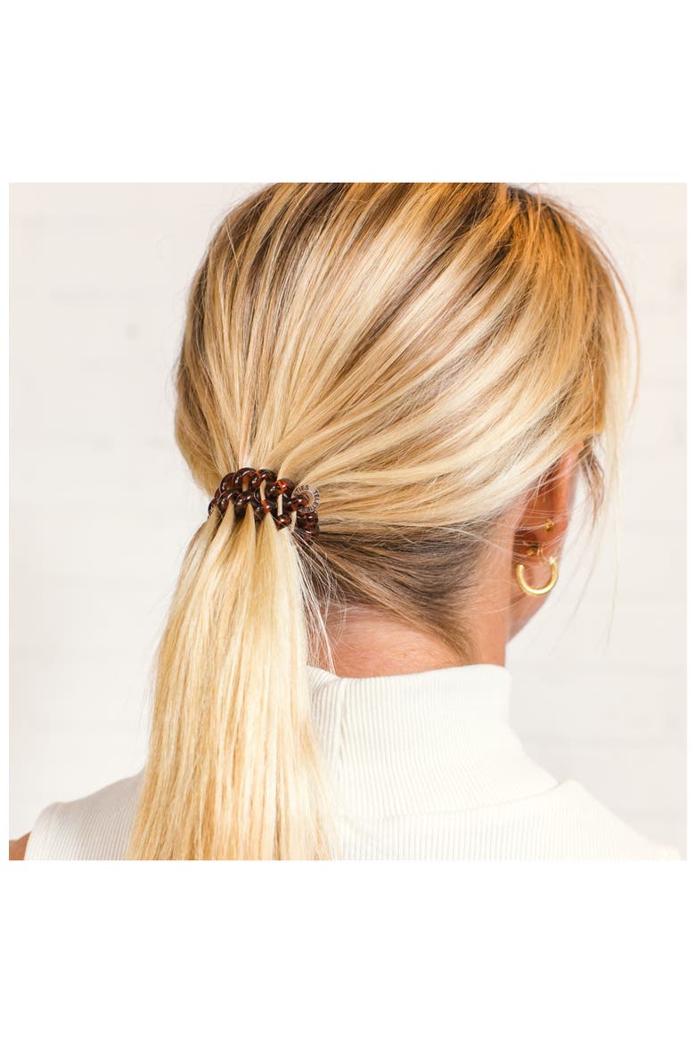 Large Hair Ties, Alternate, color, Tortoise