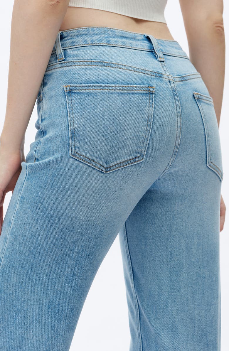 Bayeas Mid Rise Wide Leg Jeans, Alternate, color, Fresh Blue