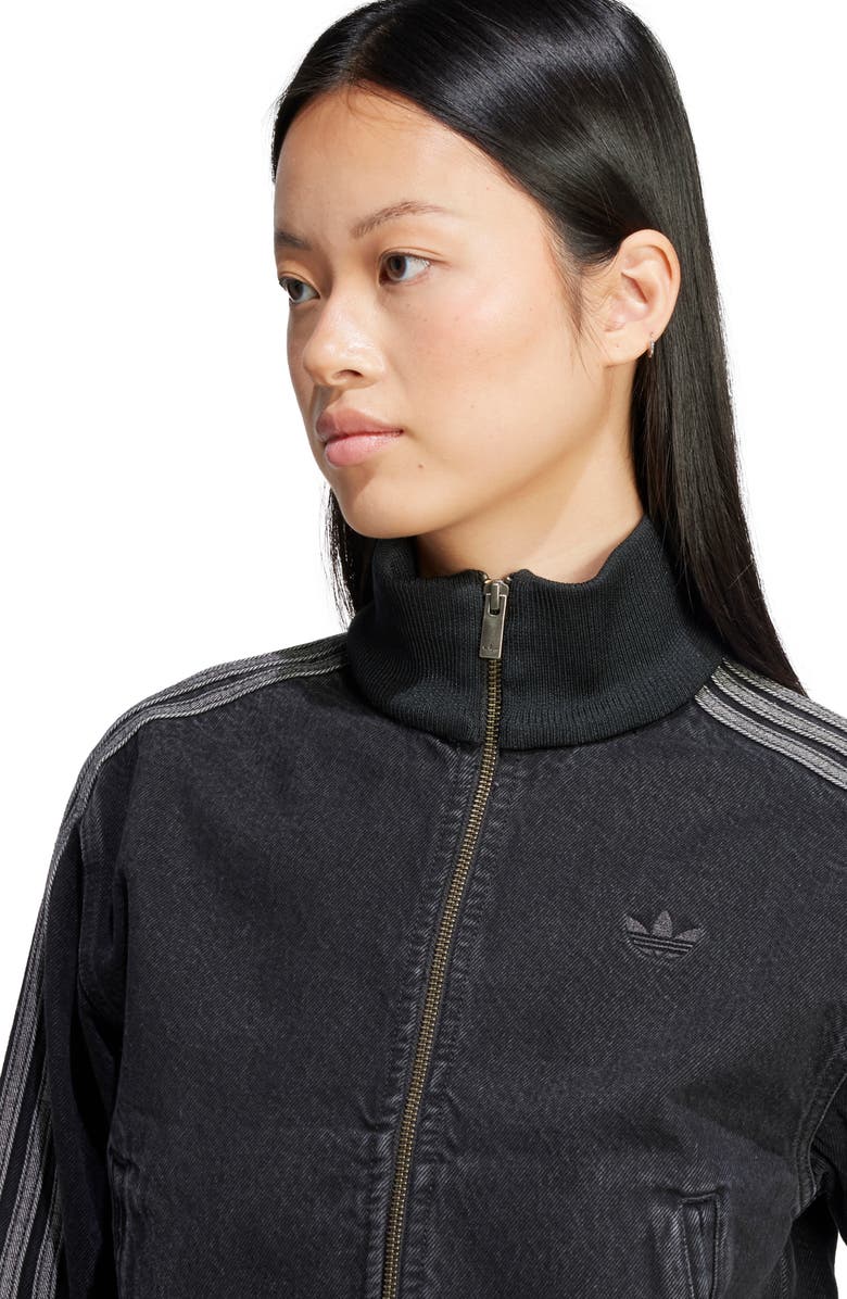 adidas Adicolor Denim Track Jacket, Alternate, color,