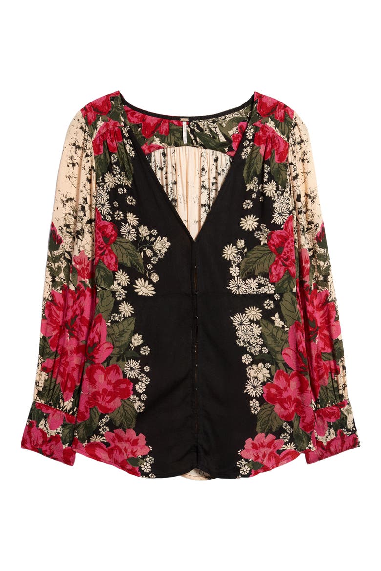 Mikayla Print Long Sleeve Tunic, Alternate, color, TWILIGHT COMBO