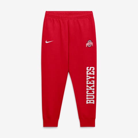 Men's Nike  Scarlet Ohio State Buckeyes Primetime Club Fleece Joggers