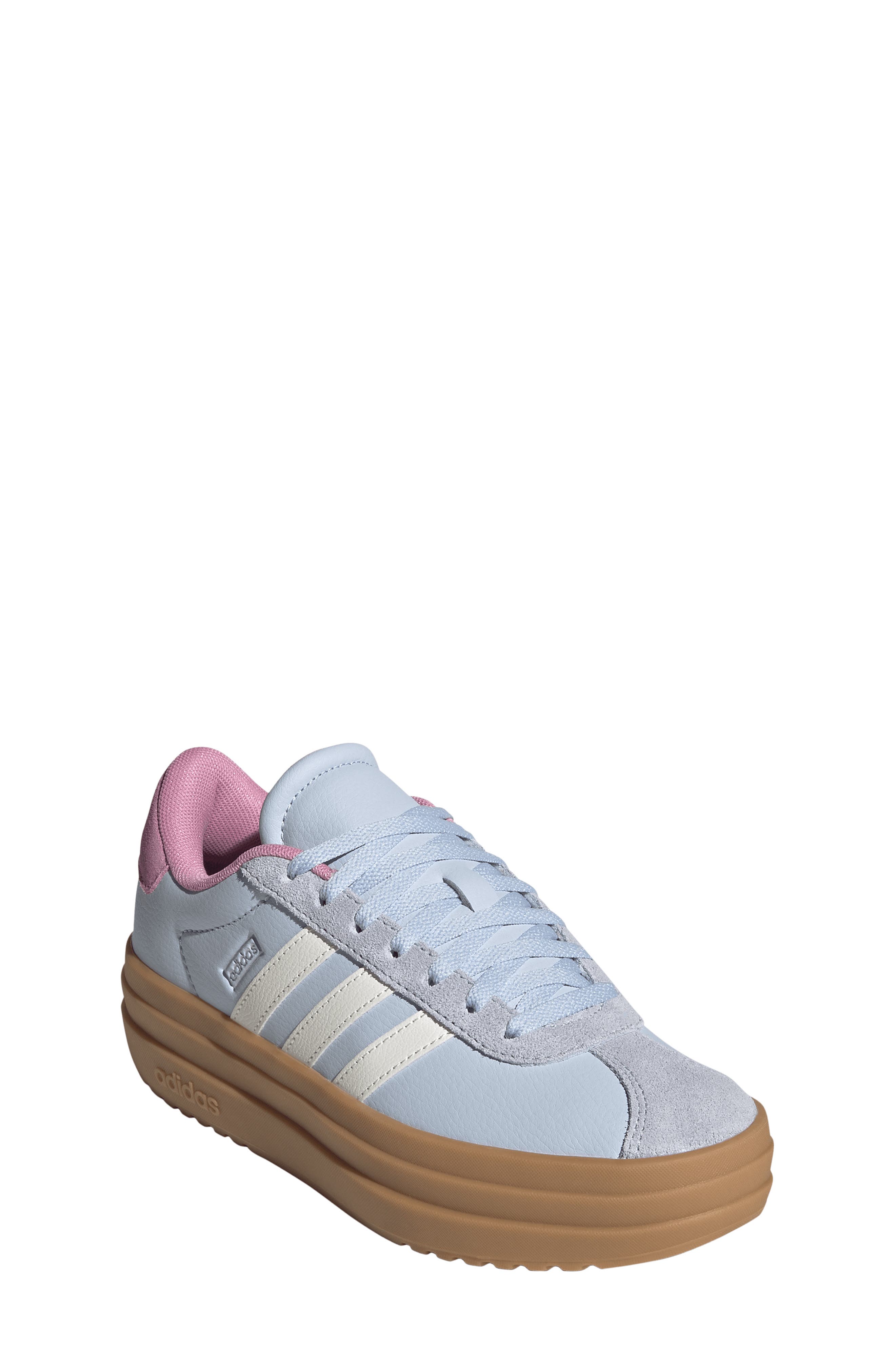 Kids' VL Court Bold Lifestyle Sneaker, Main, color, CRYSTAL SKY/ WHITE/ ST TROPIC