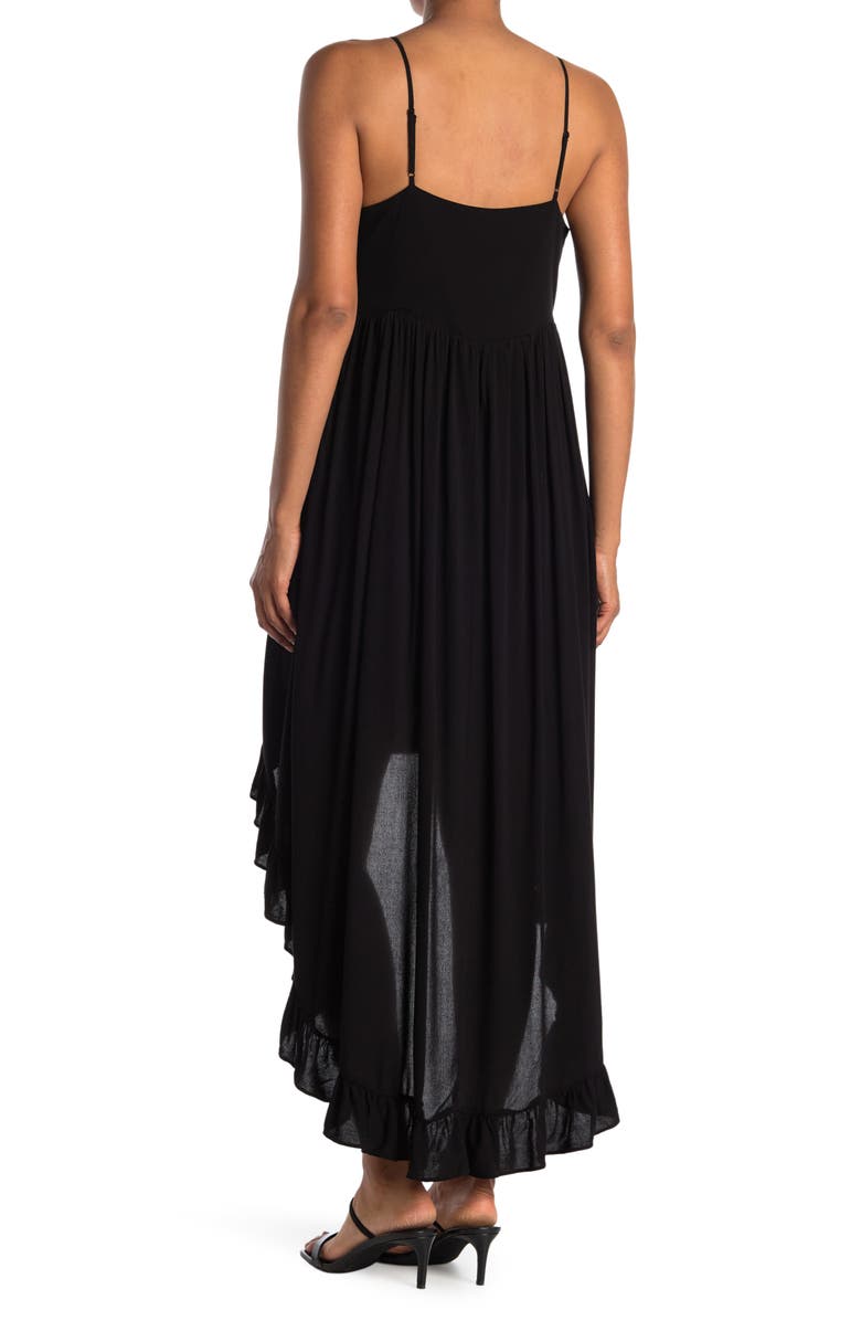 BB Dakota by Steve Madden Ruffle High/Low Hem Sleeveless Dress, Alternate, color, 