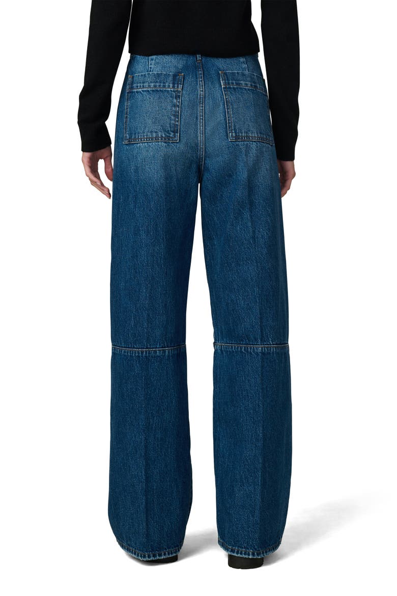 The Harlowe Seamed High Waist Wide Leg Trouser Jeans, Alternate, color, FREQUENT