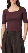 AllSaints Cruz Hally Ribbed Top