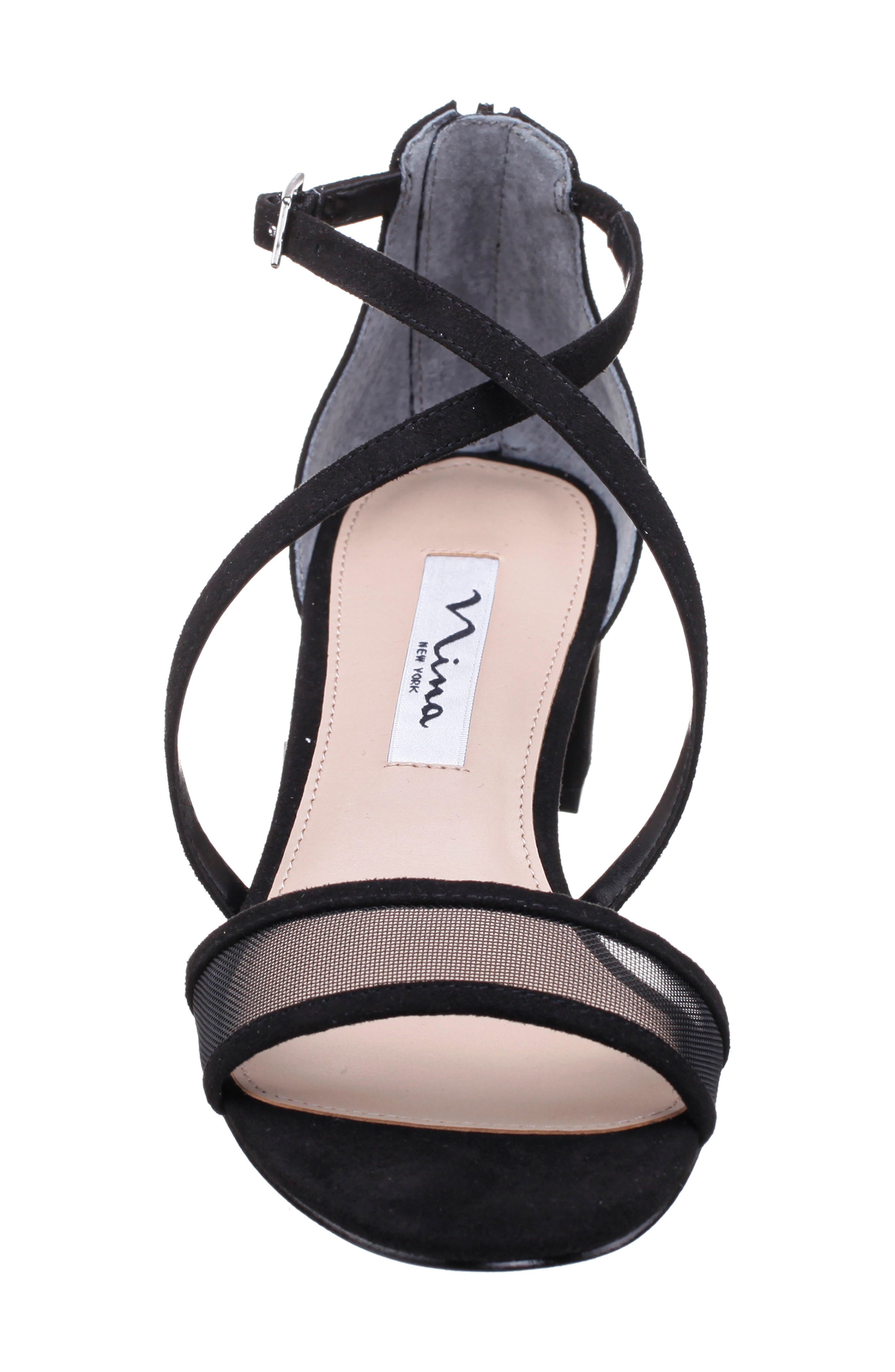 Nina Ginette Sandal, Alternate, color, Black