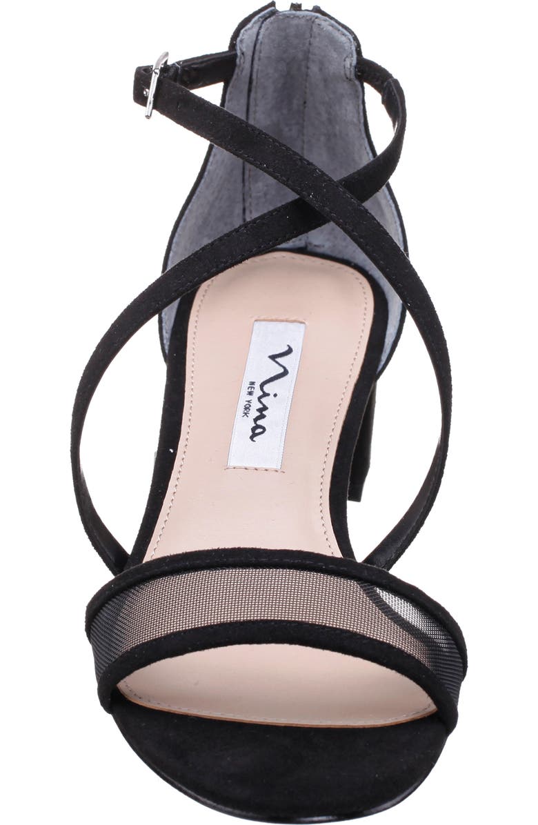 Nina Ginette Sandal, Alternate, color, Black