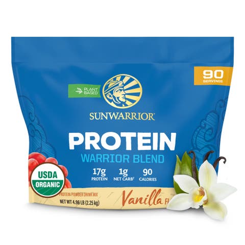 Organic Warrior Blend Protein Powder, Vanilla, 2.25kg